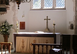 a picture of the altar.
